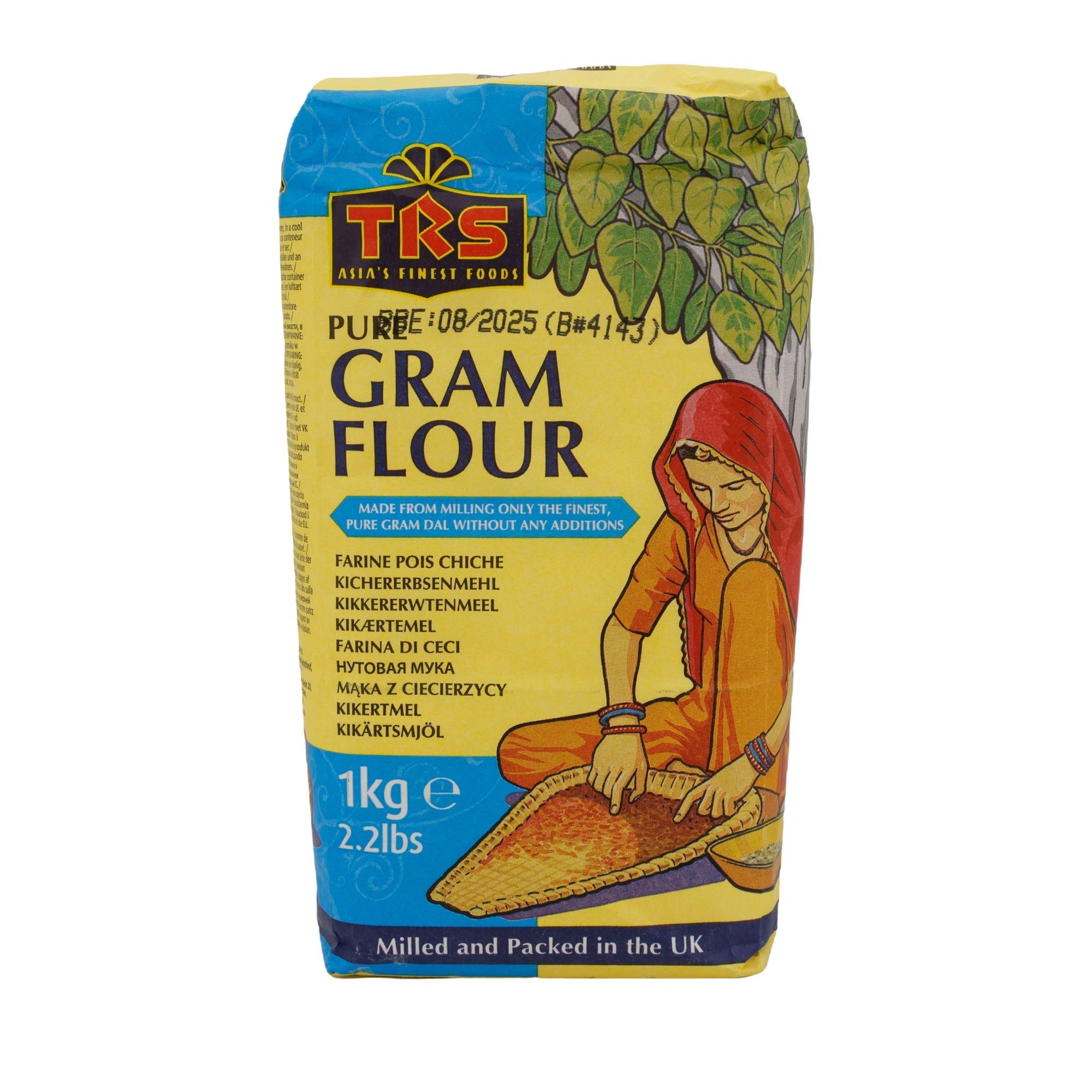 Grammehl TRS | Mehl | Fein gemahlenes Kichererbsenmehl | 1kg - Taste Your World